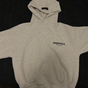 Essentials Men's Hoodie in Light Gray